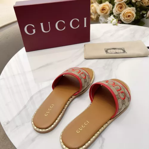Replica Gucci Slippers For Women #1320046 $82.00 USD for Wholesale