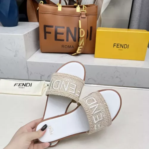 Replica Fendi Slippers For Women #1320054 $82.00 USD for Wholesale