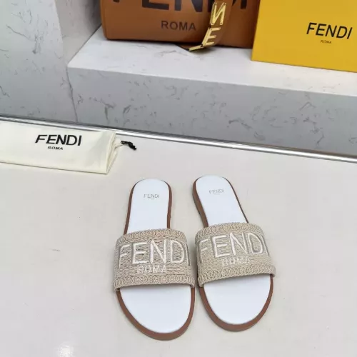 Replica Fendi Slippers For Women #1320054 $82.00 USD for Wholesale