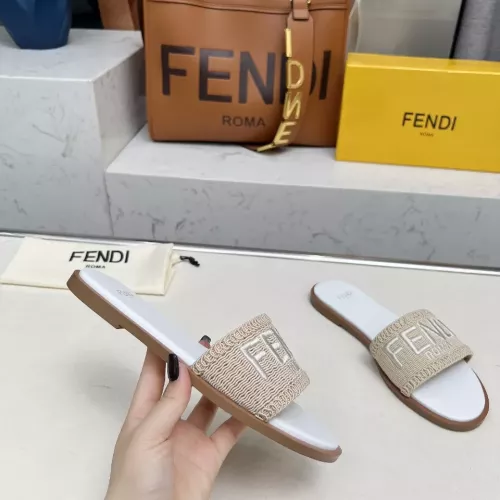 Replica Fendi Slippers For Women #1320054 $82.00 USD for Wholesale