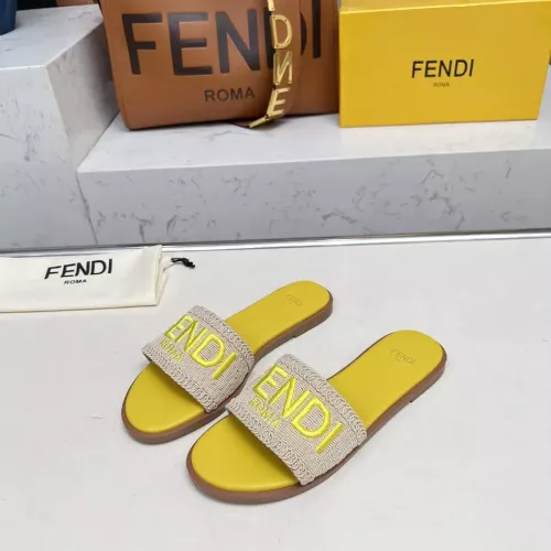 Fendi Slippers For Women #1320055 $82.00 USD, Wholesale Replica Fendi Slippers