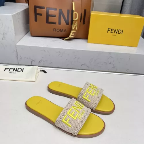Replica Fendi Slippers For Women #1320055 $82.00 USD for Wholesale