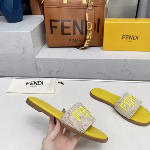 Replica Fendi Slippers For Women #1320055 $82.00 USD for Wholesale