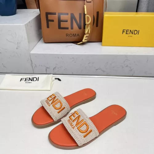 Fendi Slippers For Women #1320056 $82.00 USD, Wholesale Replica Fendi Slippers