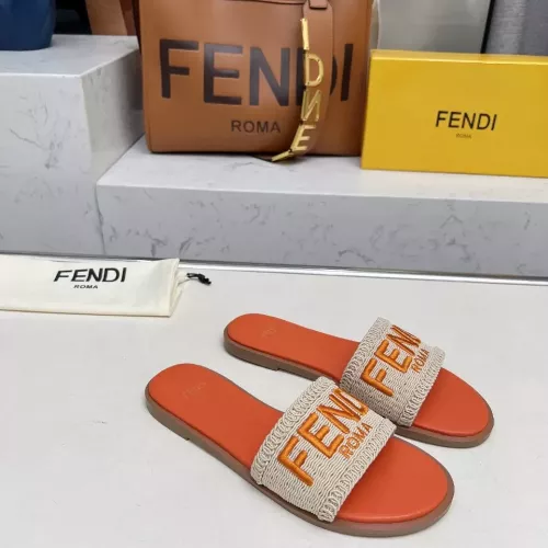 Replica Fendi Slippers For Women #1320056 $82.00 USD for Wholesale
