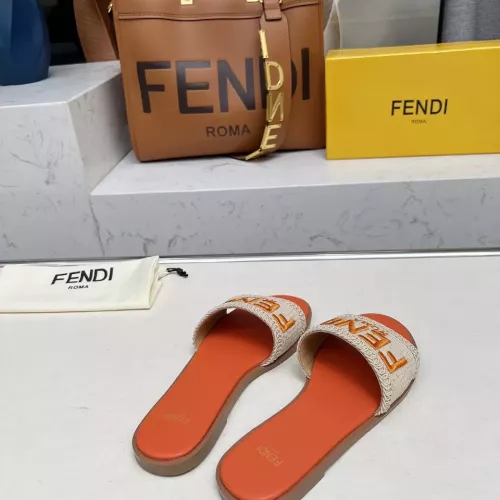 Replica Fendi Slippers For Women #1320056 $82.00 USD for Wholesale