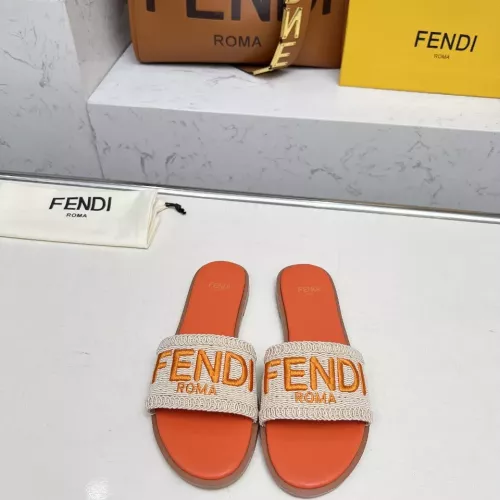 Replica Fendi Slippers For Women #1320056 $82.00 USD for Wholesale