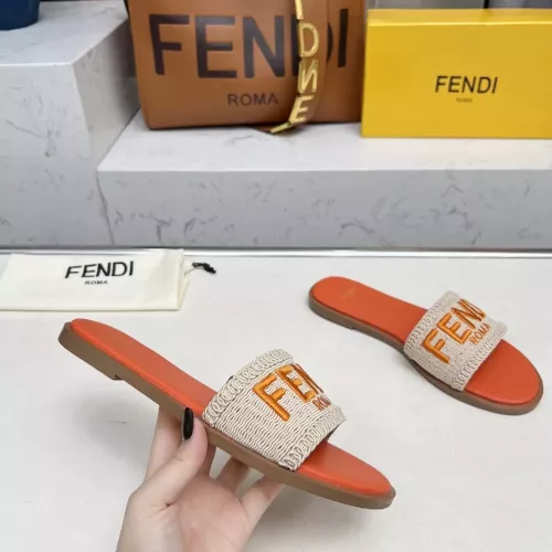 Replica Fendi Slippers For Women #1320056 $82.00 USD for Wholesale