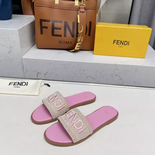 Fendi Slippers For Women #1320057 $82.00 USD, Wholesale Replica Fendi Slippers