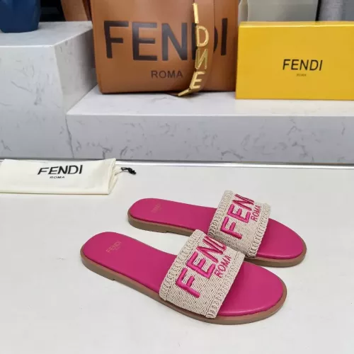 Replica Fendi Slippers For Women #1320058 $82.00 USD for Wholesale