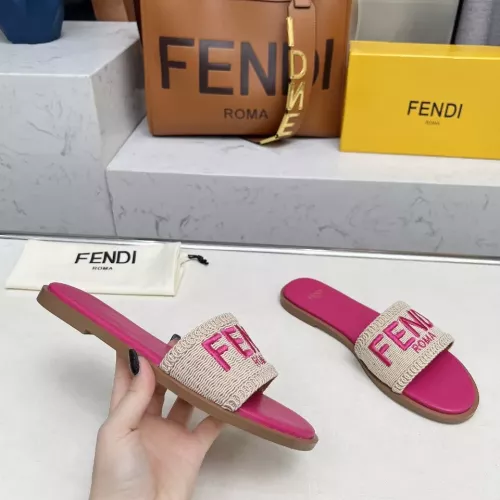 Replica Fendi Slippers For Women #1320058 $82.00 USD for Wholesale