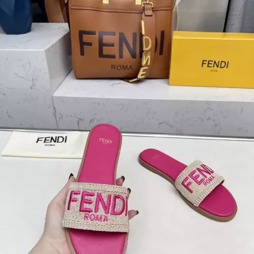 Replica Fendi Slippers For Women #1320058 $82.00 USD for Wholesale