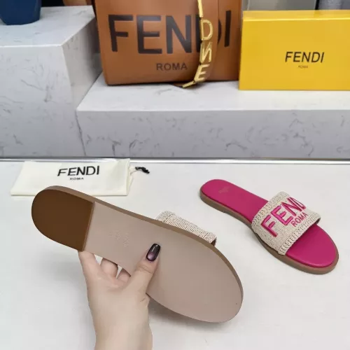 Replica Fendi Slippers For Women #1320058 $82.00 USD for Wholesale