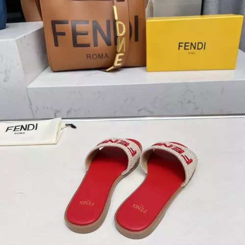 Replica Fendi Slippers For Women #1320059 $82.00 USD for Wholesale
