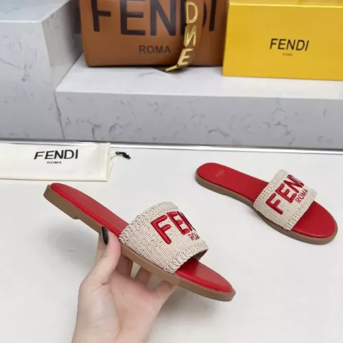 Replica Fendi Slippers For Women #1320059 $82.00 USD for Wholesale