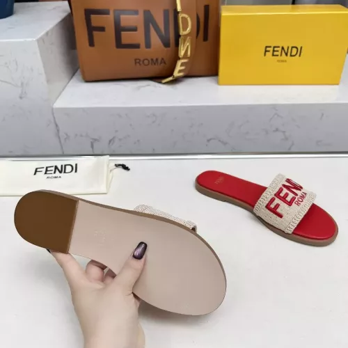 Replica Fendi Slippers For Women #1320059 $82.00 USD for Wholesale