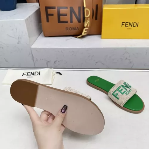 Replica Fendi Slippers For Women #1320061 $82.00 USD for Wholesale