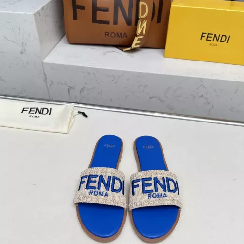 Replica Fendi Slippers For Women #1320063 $82.00 USD for Wholesale