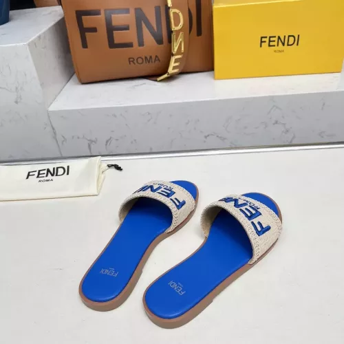 Replica Fendi Slippers For Women #1320063 $82.00 USD for Wholesale
