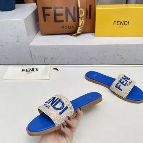 Replica Fendi Slippers For Women #1320063 $82.00 USD for Wholesale