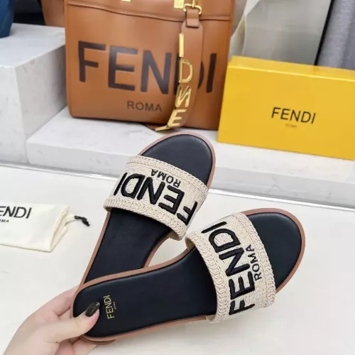 Replica Fendi Slippers For Women #1320067 $82.00 USD for Wholesale