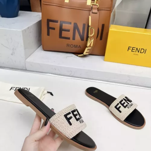 Replica Fendi Slippers For Women #1320067 $82.00 USD for Wholesale