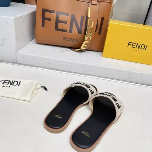 Replica Fendi Slippers For Women #1320067 $82.00 USD for Wholesale