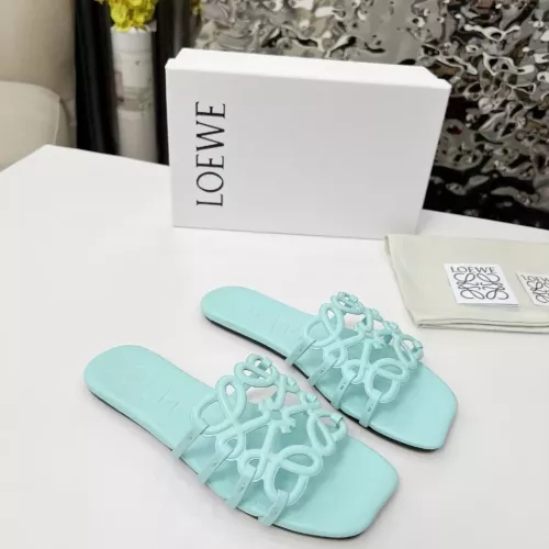 Replica LOEWE Slippers For Women #1320075 $82.00 USD for Wholesale