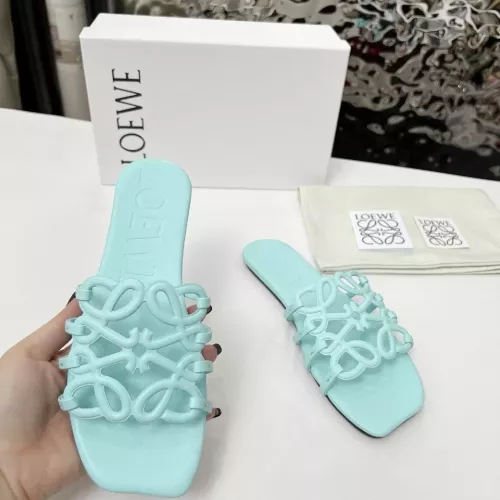 Replica LOEWE Slippers For Women #1320075 $82.00 USD for Wholesale