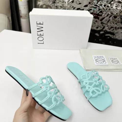 Replica LOEWE Slippers For Women #1320075 $82.00 USD for Wholesale
