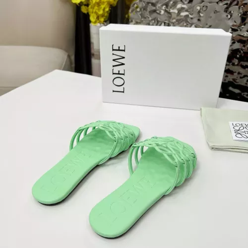 Replica LOEWE Slippers For Women #1320076 $82.00 USD for Wholesale