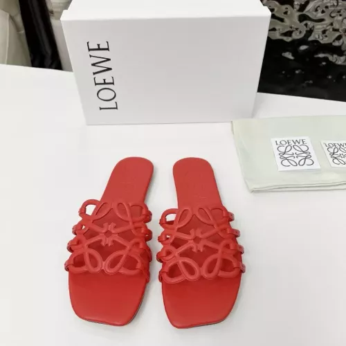 Replica LOEWE Slippers For Women #1320085 $82.00 USD for Wholesale