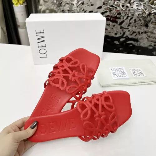 Replica LOEWE Slippers For Women #1320085 $82.00 USD for Wholesale