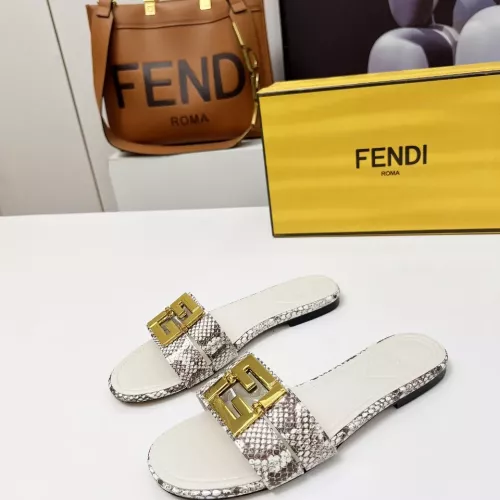 Fendi Slippers For Women #1320114 $88.00 USD, Wholesale Replica Fendi Slippers