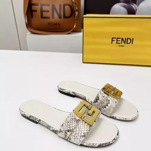 Replica Fendi Slippers For Women #1320114 $88.00 USD for Wholesale