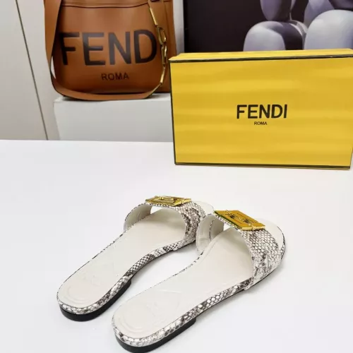 Replica Fendi Slippers For Women #1320114 $88.00 USD for Wholesale