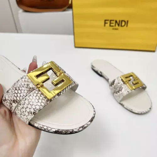 Replica Fendi Slippers For Women #1320114 $88.00 USD for Wholesale