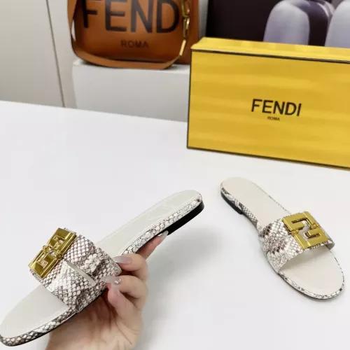 Replica Fendi Slippers For Women #1320114 $88.00 USD for Wholesale
