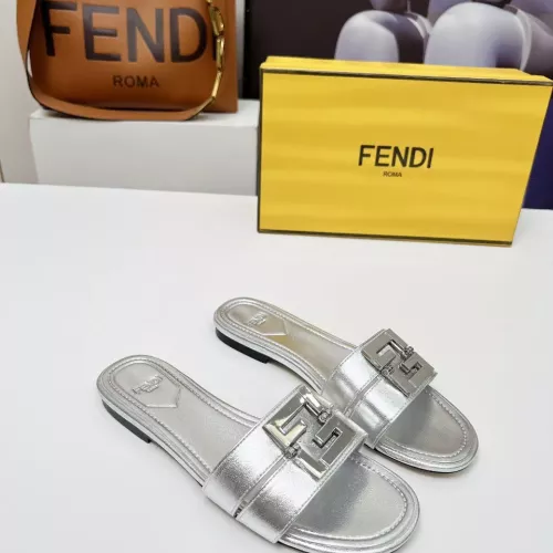 Replica Fendi Slippers For Women #1320115 $88.00 USD for Wholesale