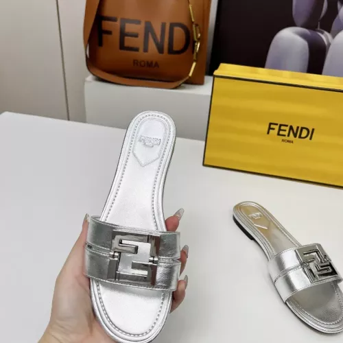 Replica Fendi Slippers For Women #1320115 $88.00 USD for Wholesale
