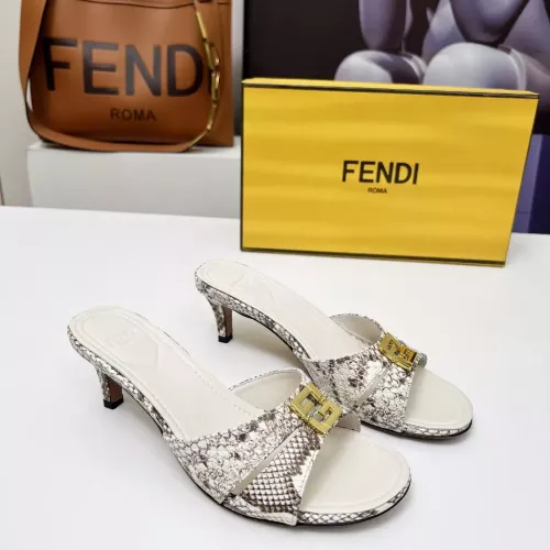 Replica Fendi Slippers For Women #1320117 $88.00 USD for Wholesale