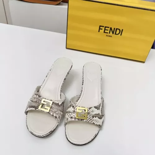 Replica Fendi Slippers For Women #1320117 $88.00 USD for Wholesale