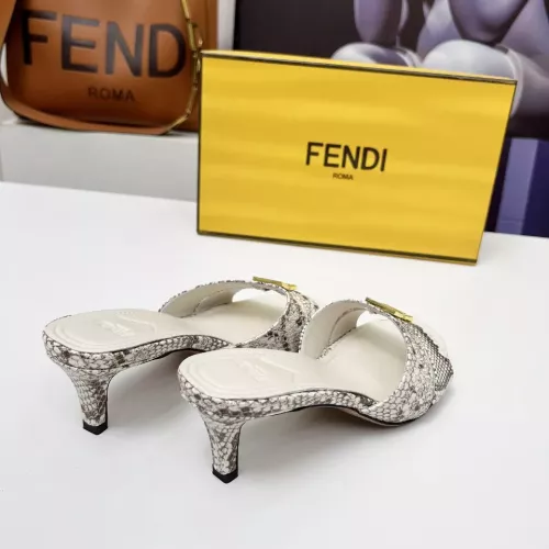 Replica Fendi Slippers For Women #1320117 $88.00 USD for Wholesale