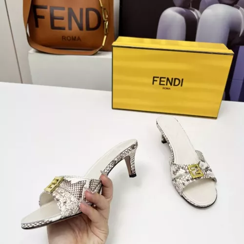Replica Fendi Slippers For Women #1320117 $88.00 USD for Wholesale