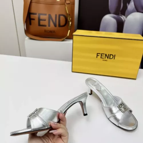 Replica Fendi Slippers For Women #1320118 $88.00 USD for Wholesale