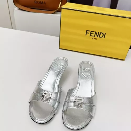 Replica Fendi Slippers For Women #1320118 $88.00 USD for Wholesale