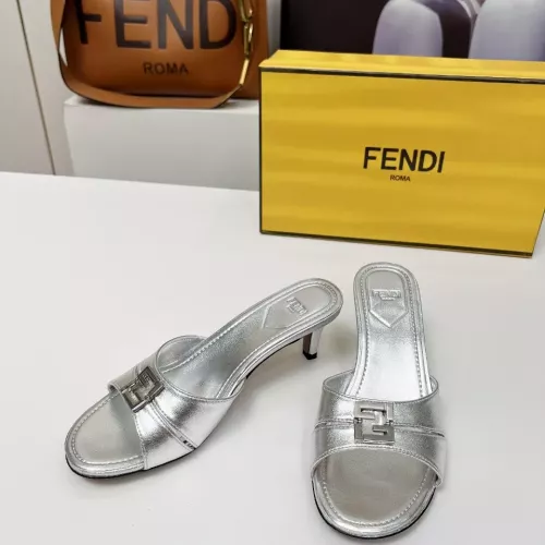 Replica Fendi Slippers For Women #1320118 $88.00 USD for Wholesale