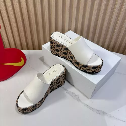 Replica Christian Dior Slippers For Women #1320153 $98.00 USD for Wholesale