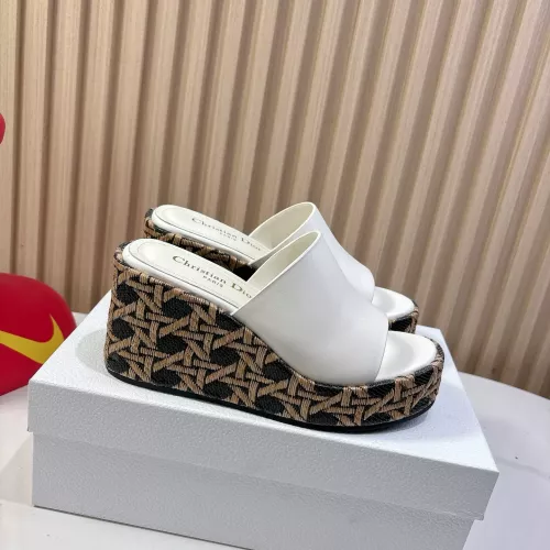 Replica Christian Dior Slippers For Women #1320153 $98.00 USD for Wholesale