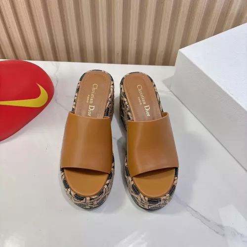 Replica Christian Dior Slippers For Women #1320154 $98.00 USD for Wholesale
